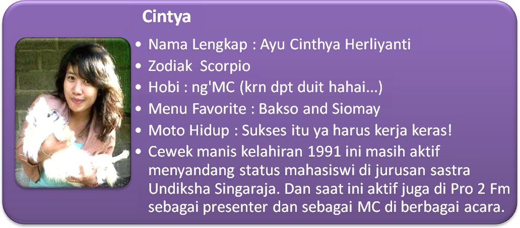 penyiar cinthya